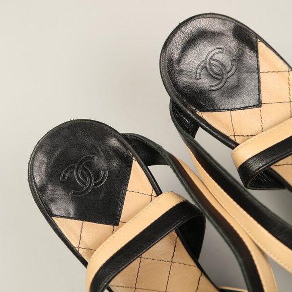 CHANEL Bicolor Heels - Picture 10 of 11